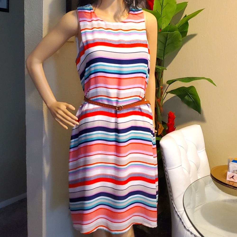 Stripped Roz and Ali dress size 10
